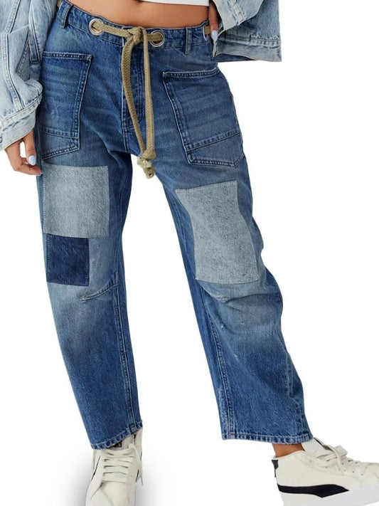 Hazel Blues® |  Washed Wide Leg Jeans