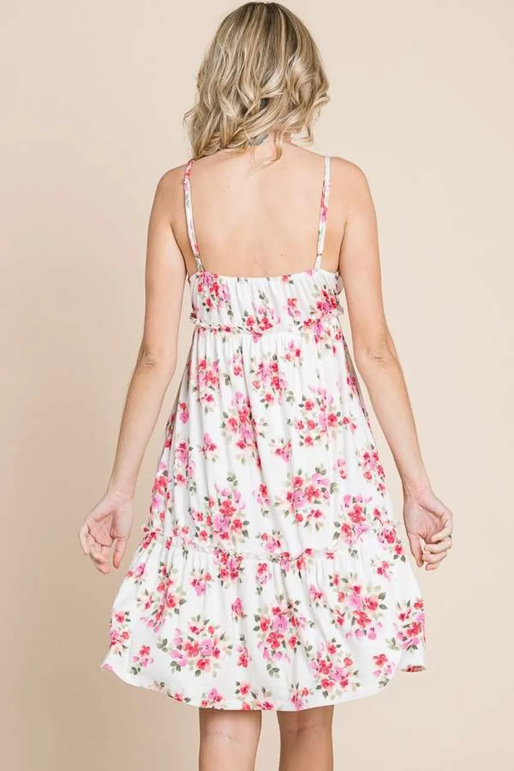 Hazel Blues® |  Culture Code Floral Frill Cami Dress