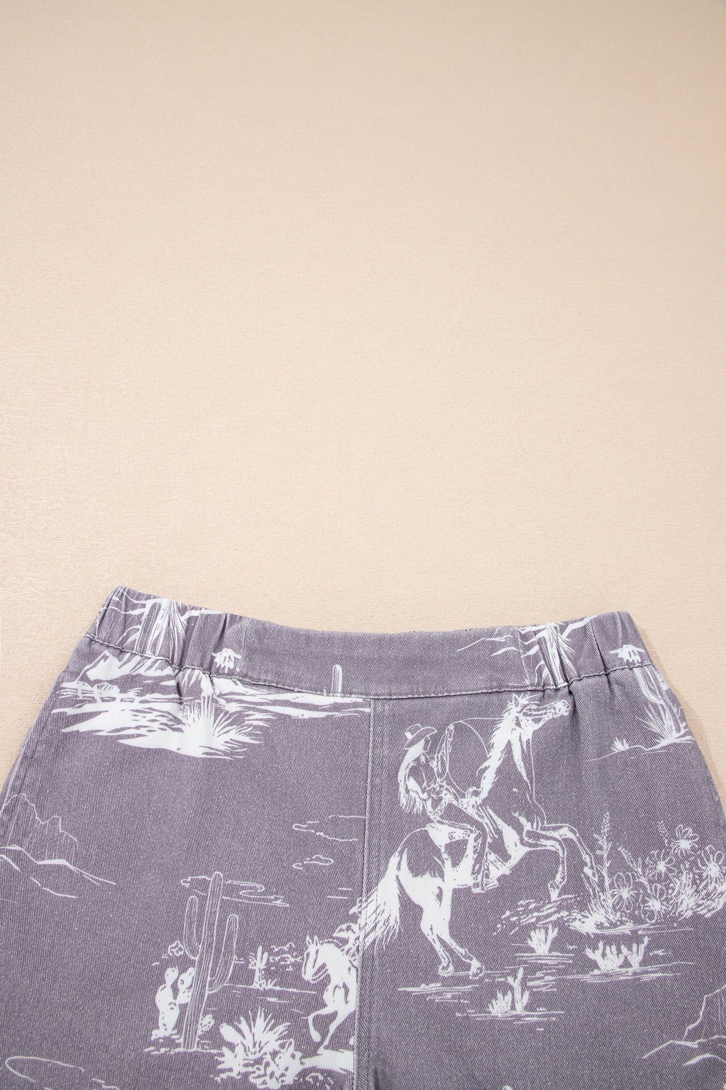 Hazel Blues® |  Wild West Denim Shorts | Western Denim Shorts