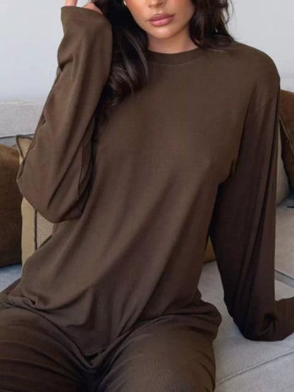 Hazel Blues® |  Relaxed Fit Long Sleeve Top and Pants Set