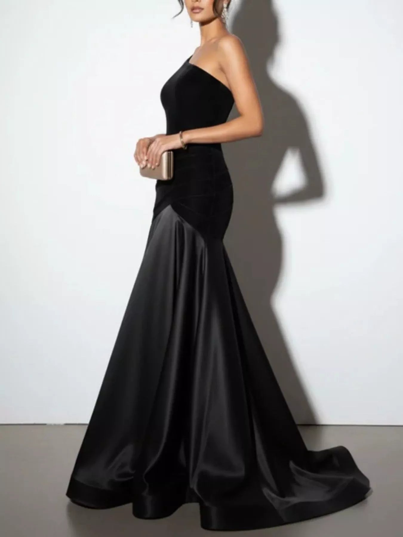 Hazel Blues® |  Single Shoulder Floor Length Dress