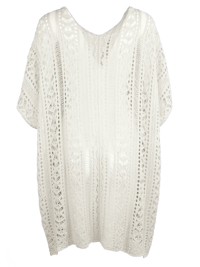 Hazel Blues® | Cutout V-Neck Cover-Up with Tassel