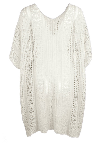 Hazel Blues® | Cutout V-Neck Cover-Up with Tassel