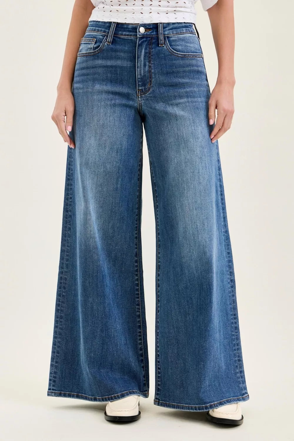 Hazel Blues® |  Judy Blue High Waist Palazzo Jeans