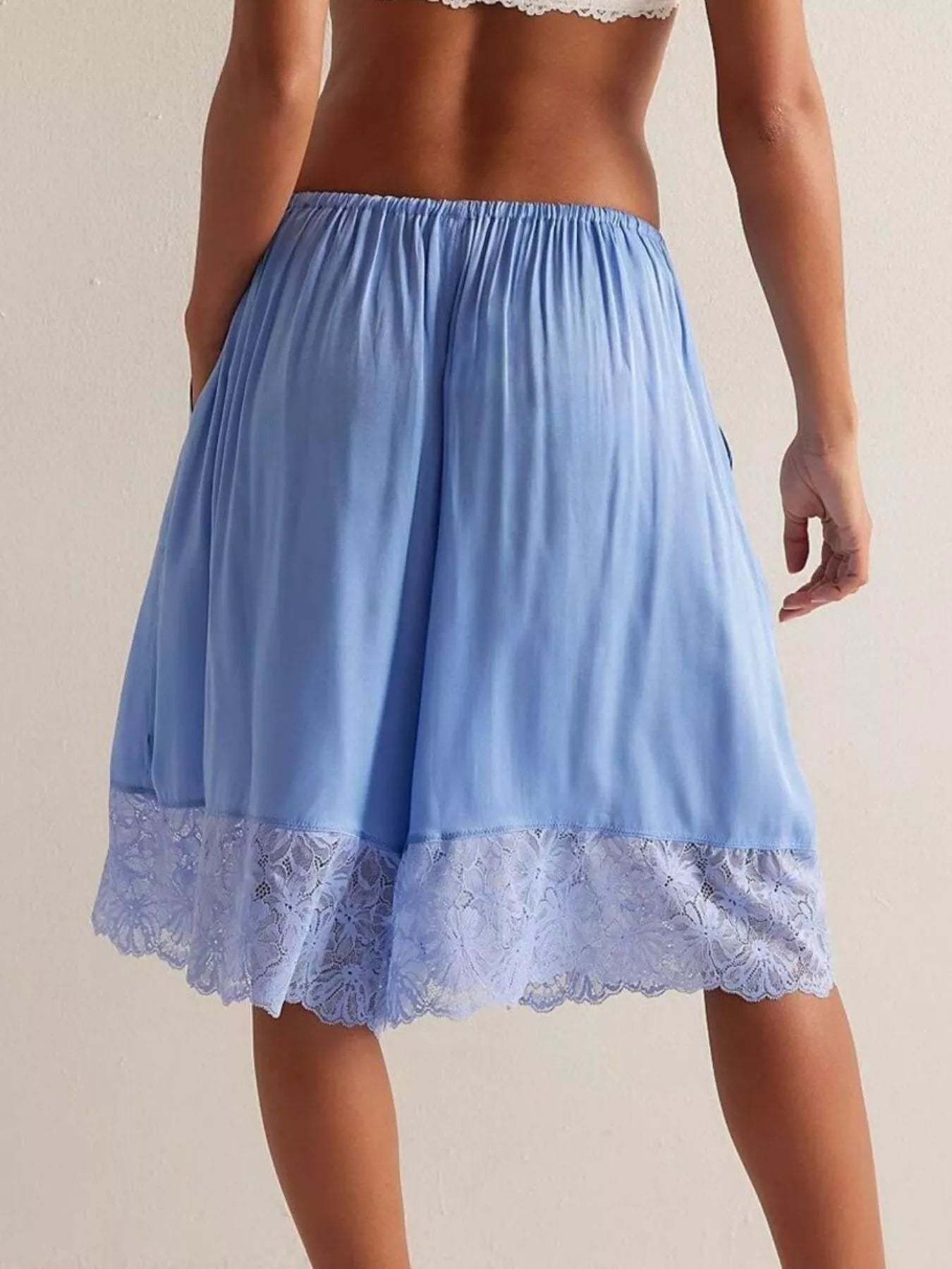 Hazel Blues® |  Lace Detail Shorts