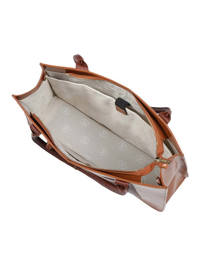 Dua Tan Laptop Bag With Pouch Bag