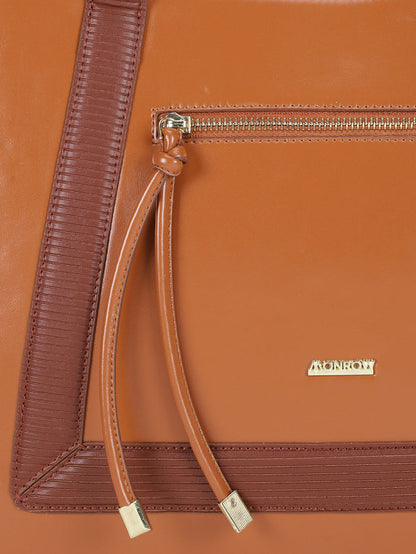Dua Tan Laptop Bag With Pouch Bag