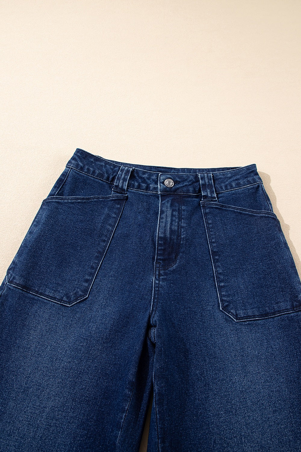 Hazel Blues® |  Straight Leg Mid-Rise Shift Jeans