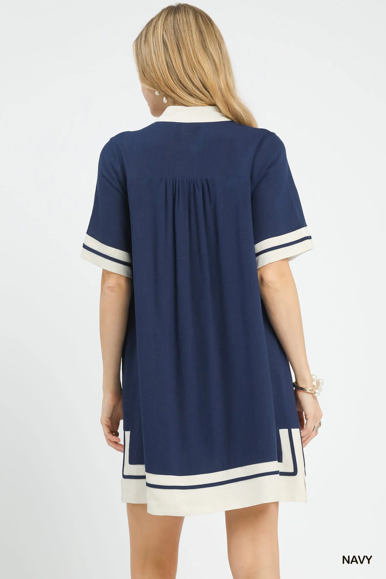 Hazel Blues® |  Umgee Linen Rayon Mini Dress