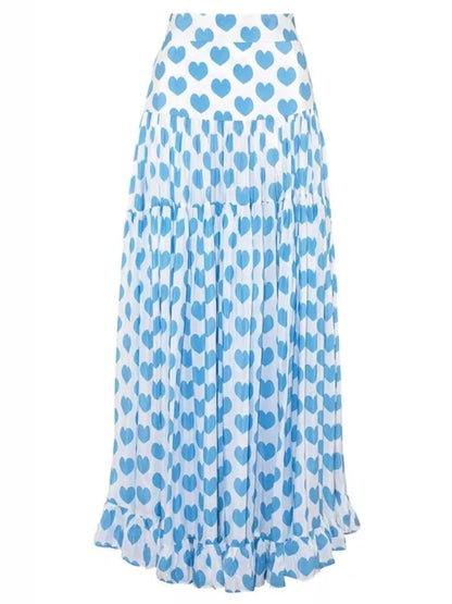 Hazel Blues® | Printed One-Piece Swimwear and Skirt Set