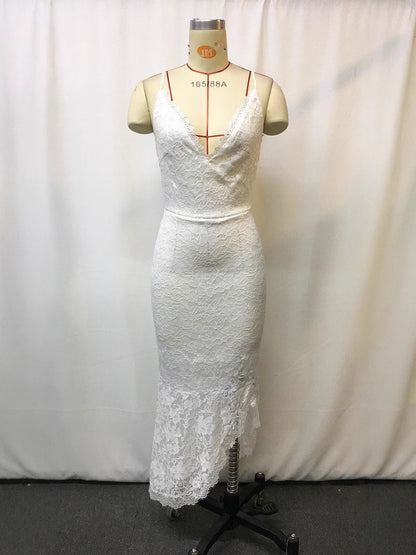 Hazel Blues® | Lace V-Neck Sleeveless Dress