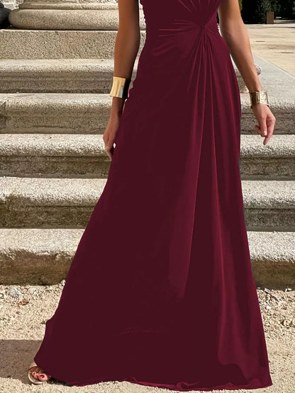 Hazel Blues® |  Twisted Round Neck Sleeveless Maxi Dress