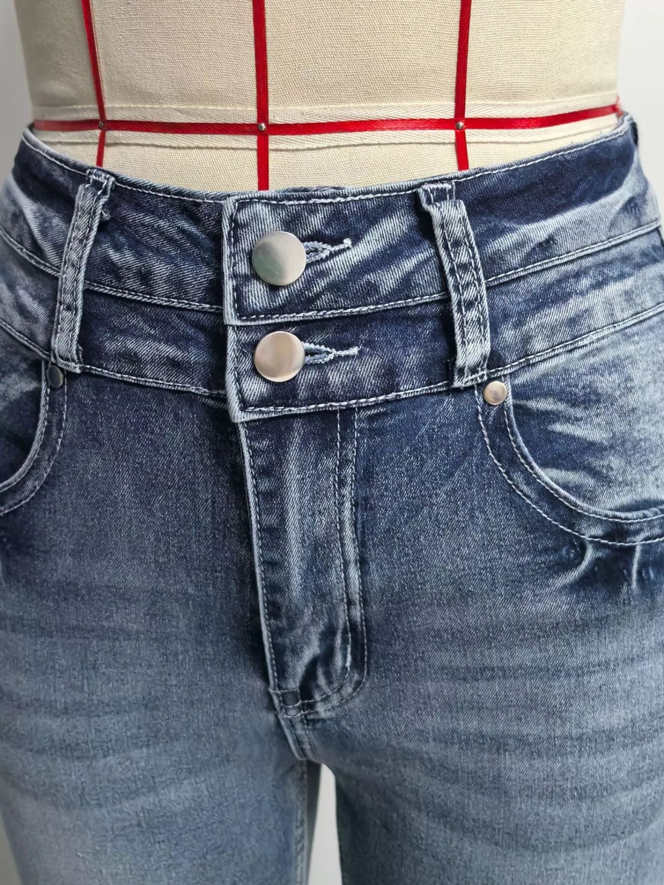 Hazel Blues® |  High-Waisted Flare Leg Jeans