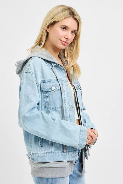 Hazel Blues® |  RISEN Oversized Hoodie Jacket