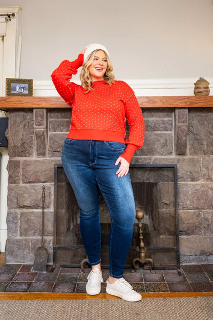 Hazel Blues® | Judy Blue Washed Thermal Skinny Jeans