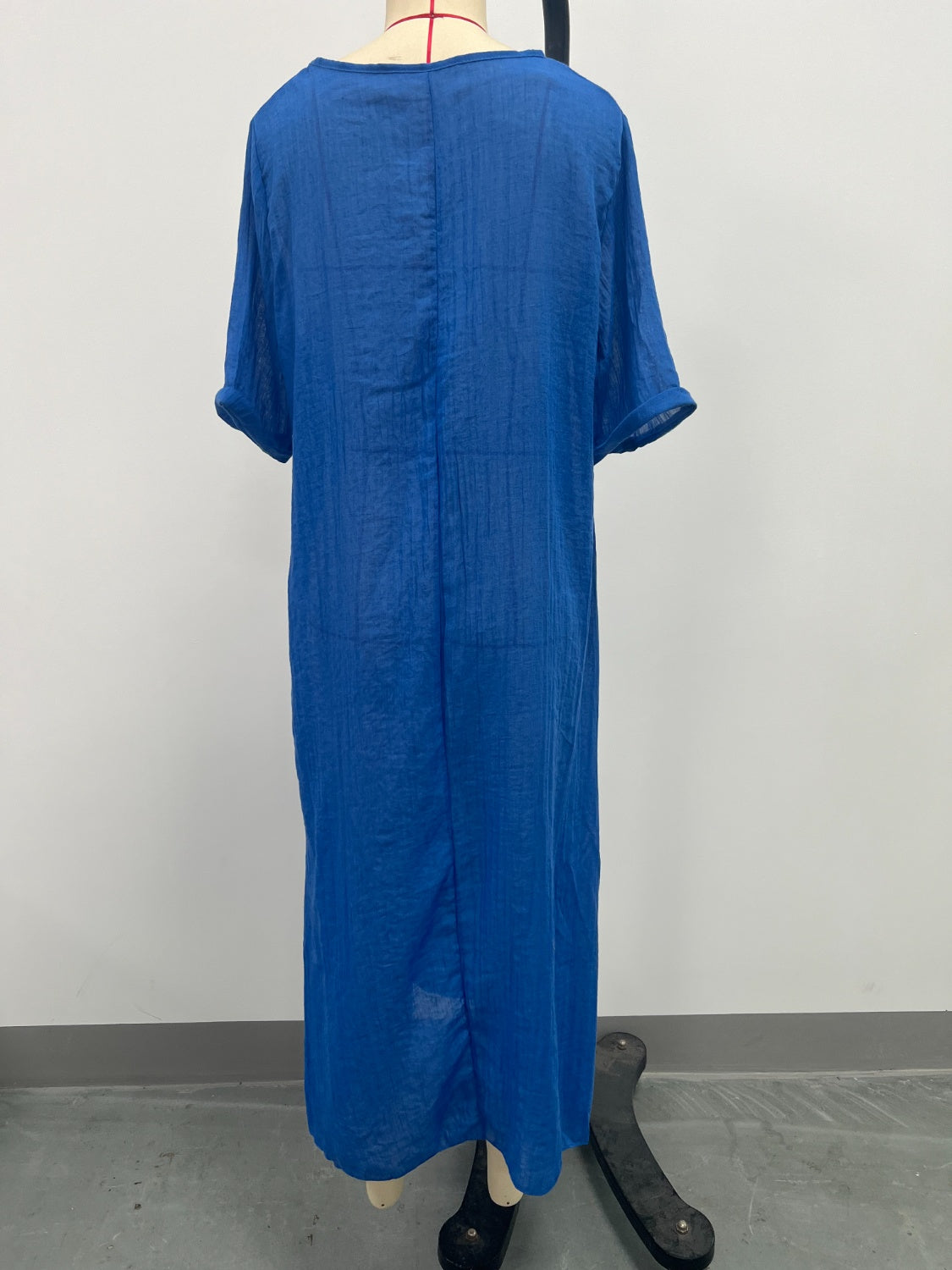Hazel Blues® | V-Neck Short Sleeve Midi Dress