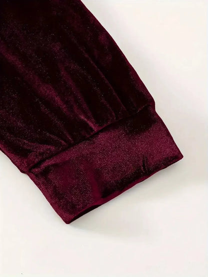 Hazel Blues® | Velvet Hoodie and Pants Set