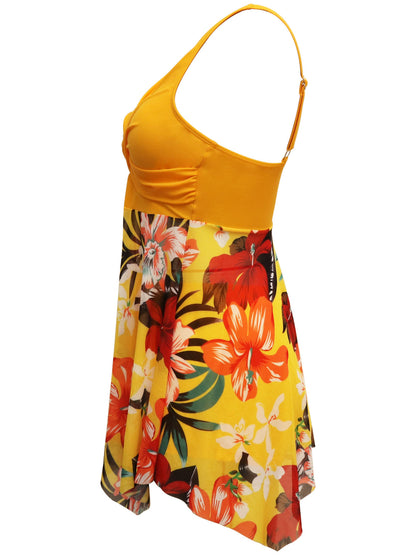 Hazel Blues® | Printed Wide Strap Two-Piece Swim Set