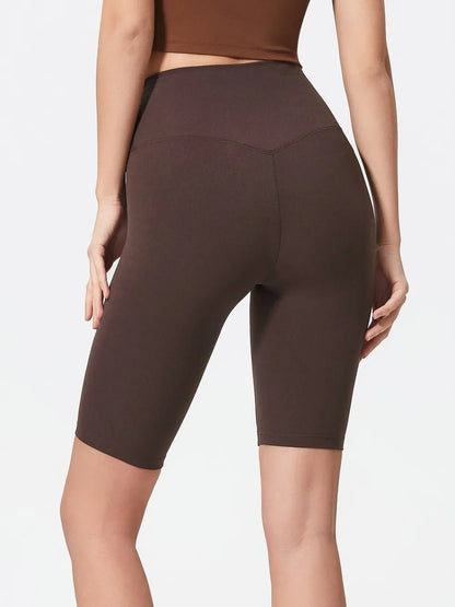 Hazel Blues® |  Millennia High Rise Wide Waistband Active Shorts