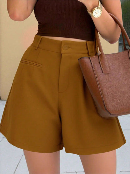 Hazel Blues® |  High-Waisted Shorts