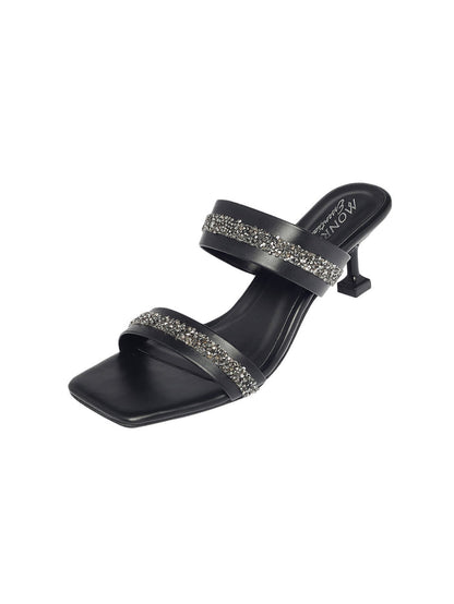 Eden Black Kitten Heels