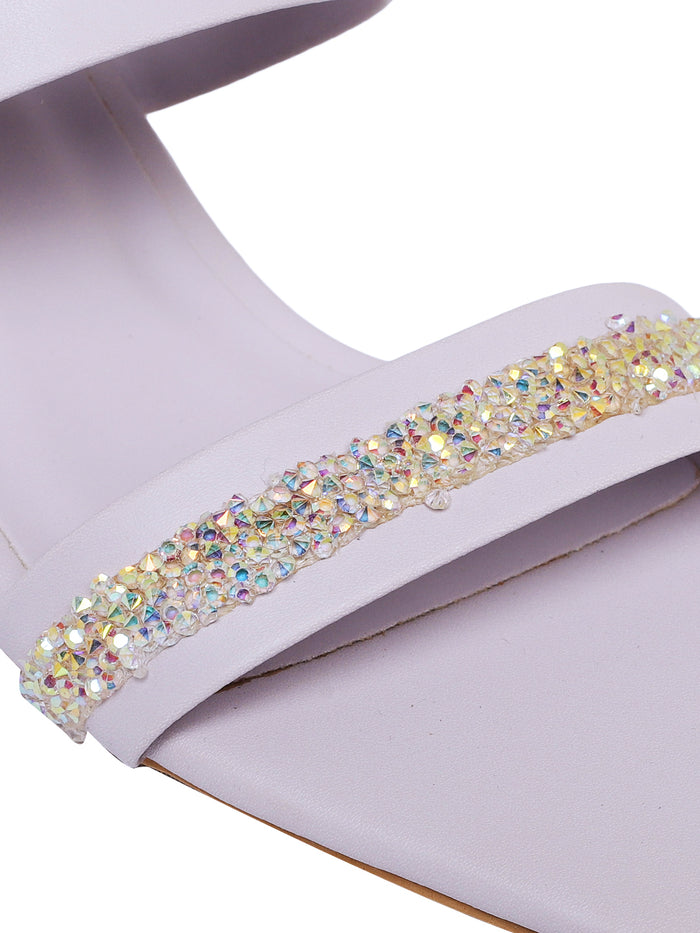Eden Lavender Kitten Heels