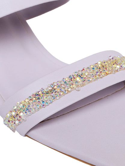 Eden Lavender Kitten Heels