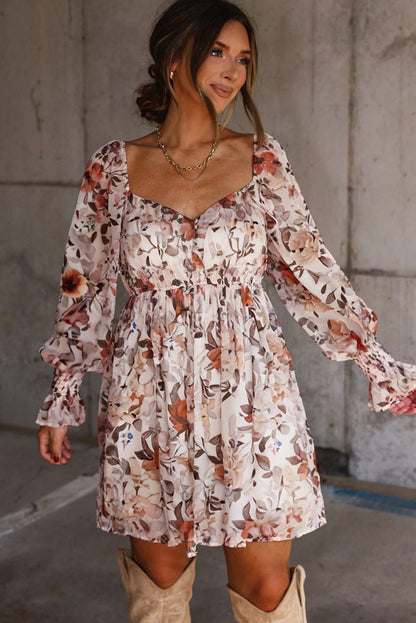 Hazel Blues® |  Sweet Magnolia Floral Mini Dress