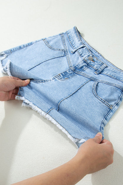 Hazel Blues® |  Blue Jean Baby Denim Shorts | Denim Shorts