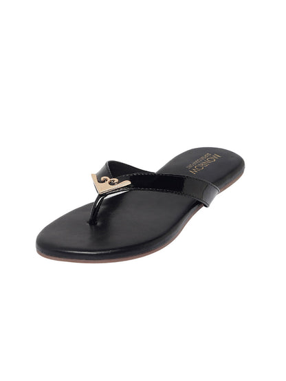 Elaina Black Flats