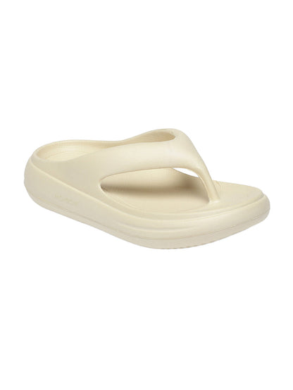 Elara Cream Thong Flip-Flops
