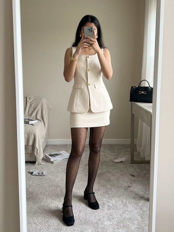 Elin Black Block Heels