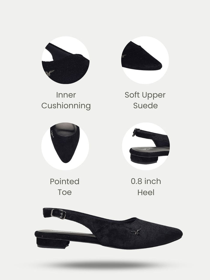 Elysia Black Flats