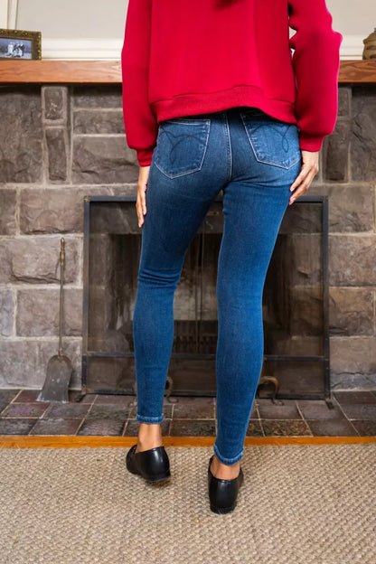 Hazel Blues® | Judy Blue Washed Thermal Skinny Jeans