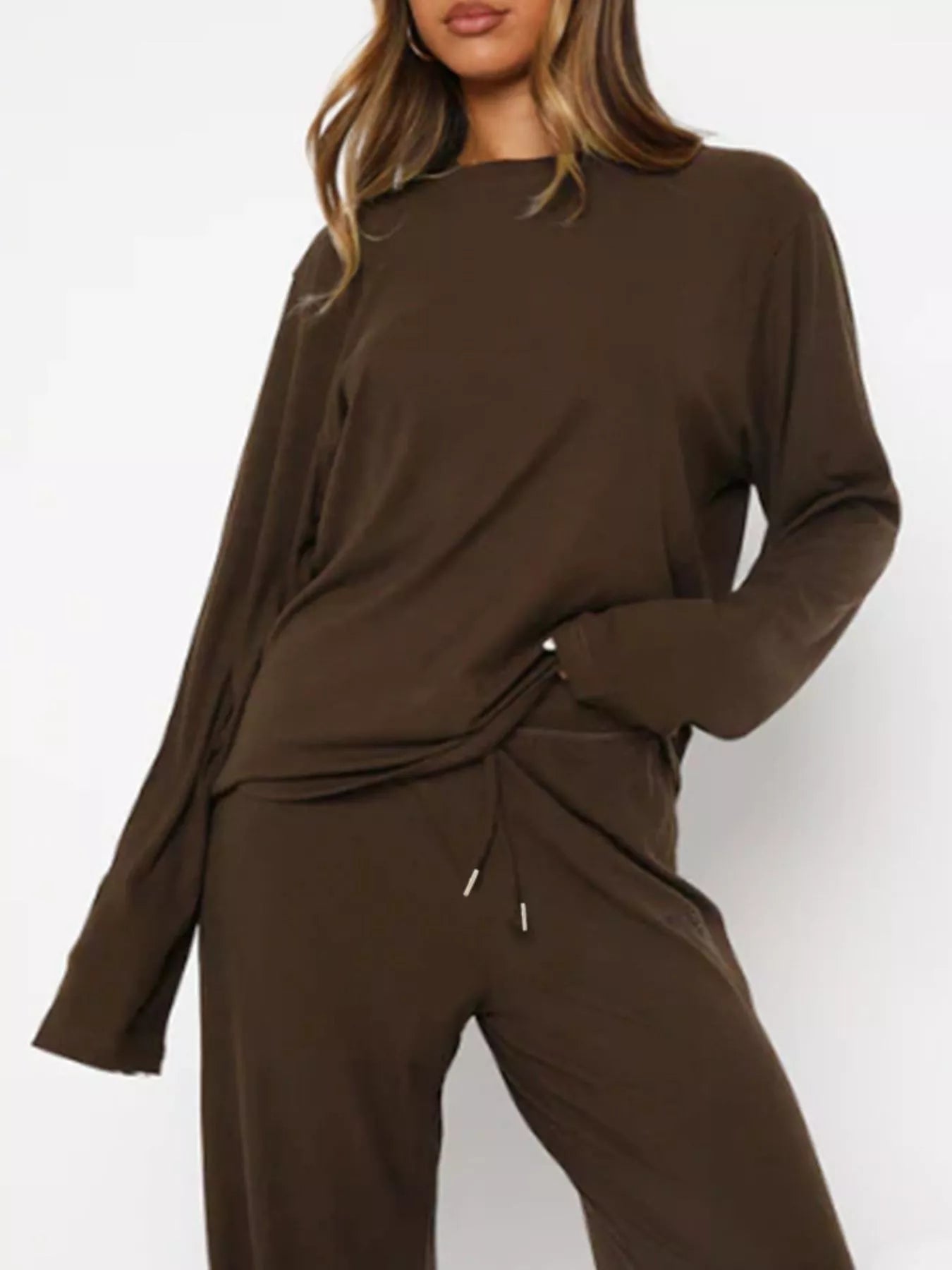 Hazel Blues® |  Relaxed Fit Long Sleeve Top and Pants Set