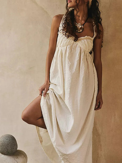 Hazel Blues® |  Sweetheart Neck Midi Dress