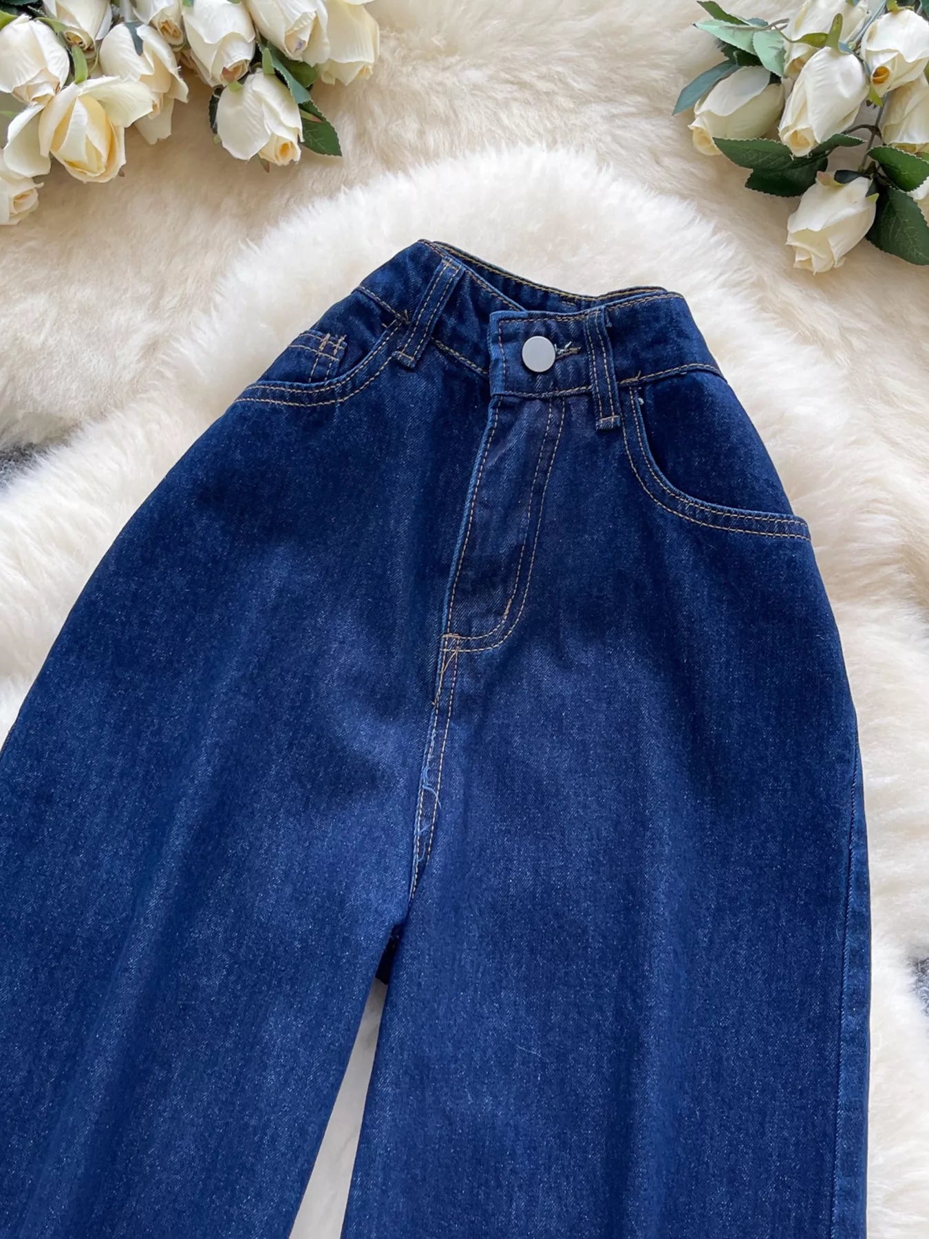 Hazel Blues® |  High Waist Wide Leg Jeans