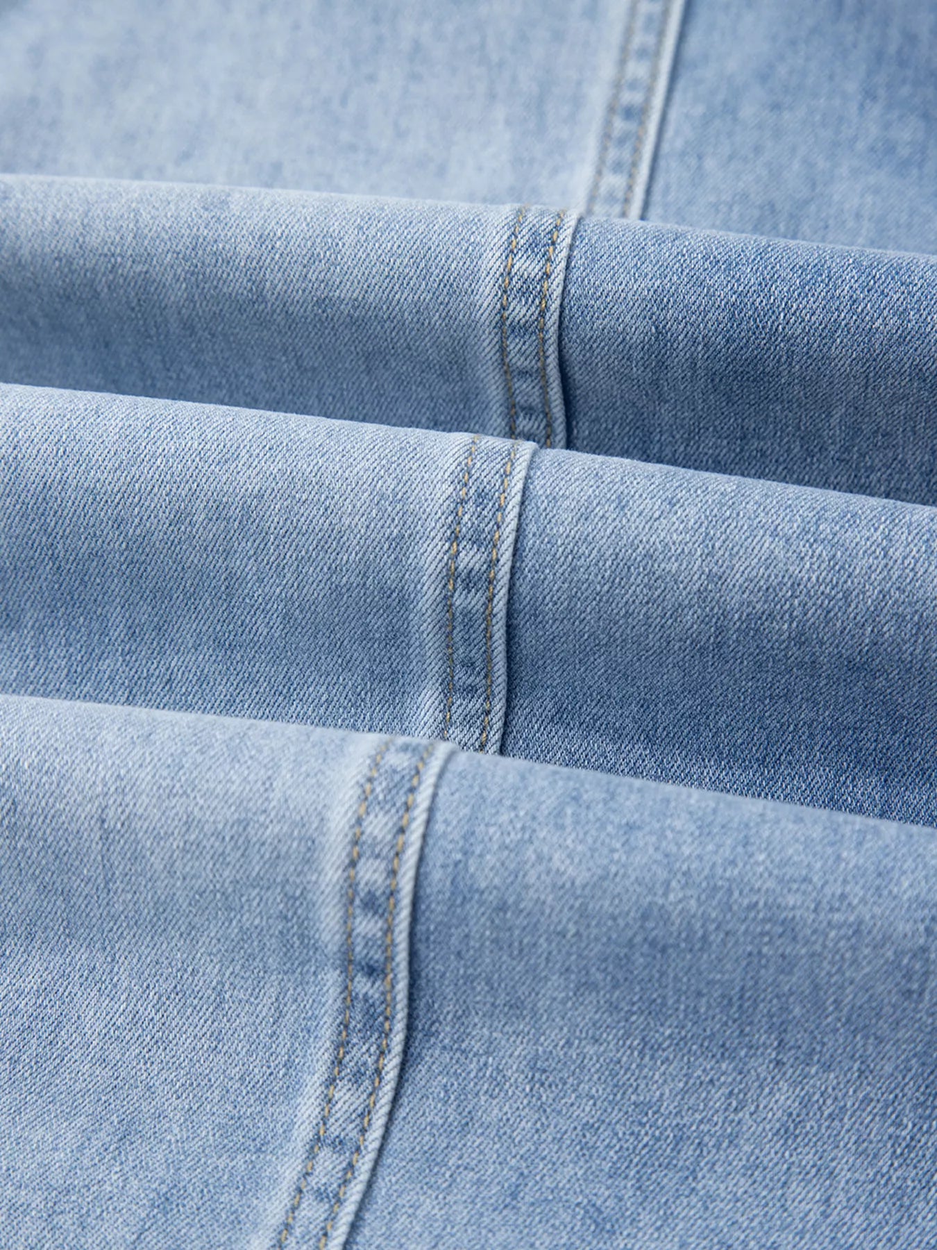 Hazel Blues® |  Wide Leg Drawstring Raw Hem Jeans