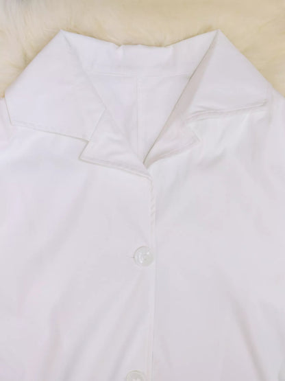 Hazel Blues® |  Tie Waist Midi Shirt Dress