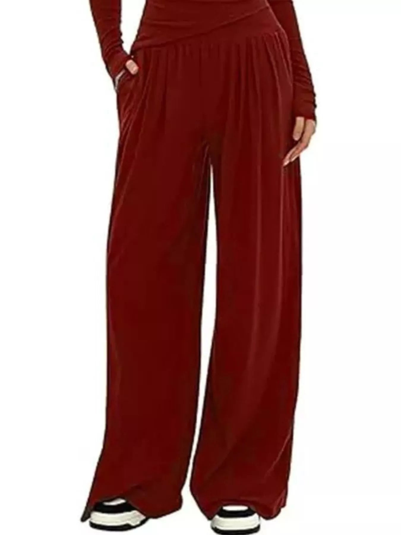 Hazel Blues® |  Casual Long Sleeve Top and Wide Leg Pants Set