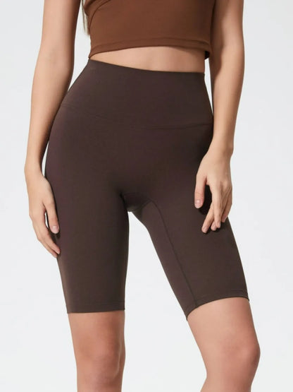 Hazel Blues® |  Millennia High Rise Wide Waistband Active Shorts