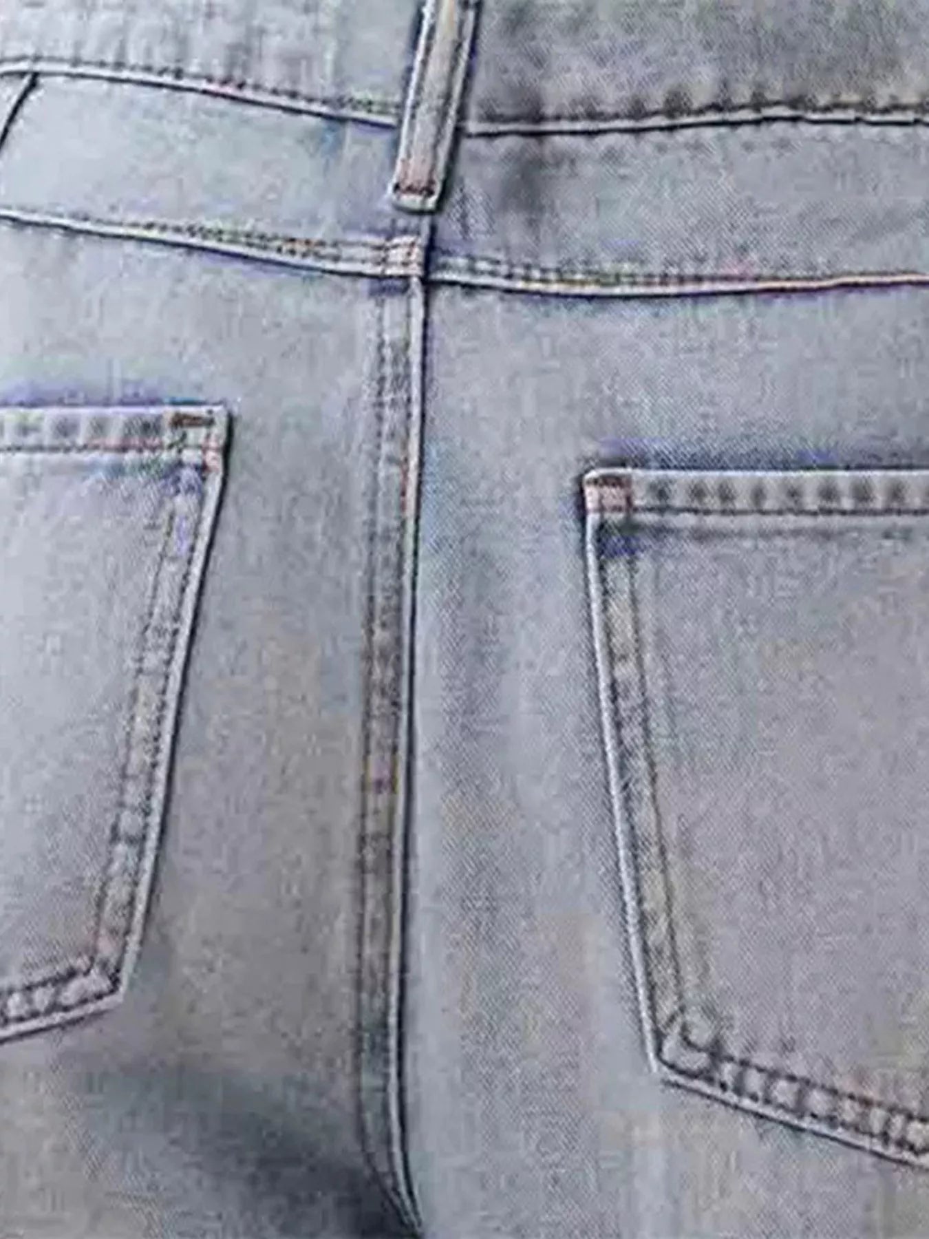 Hazel Blues® |  Distressed Wide Leg Jeans