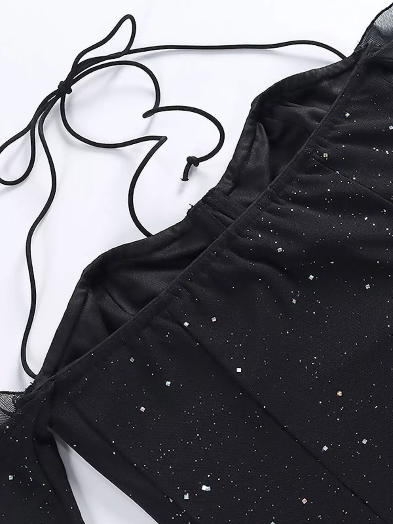 Hazel Blues® |  Glitter Mini Dress with Sleeves