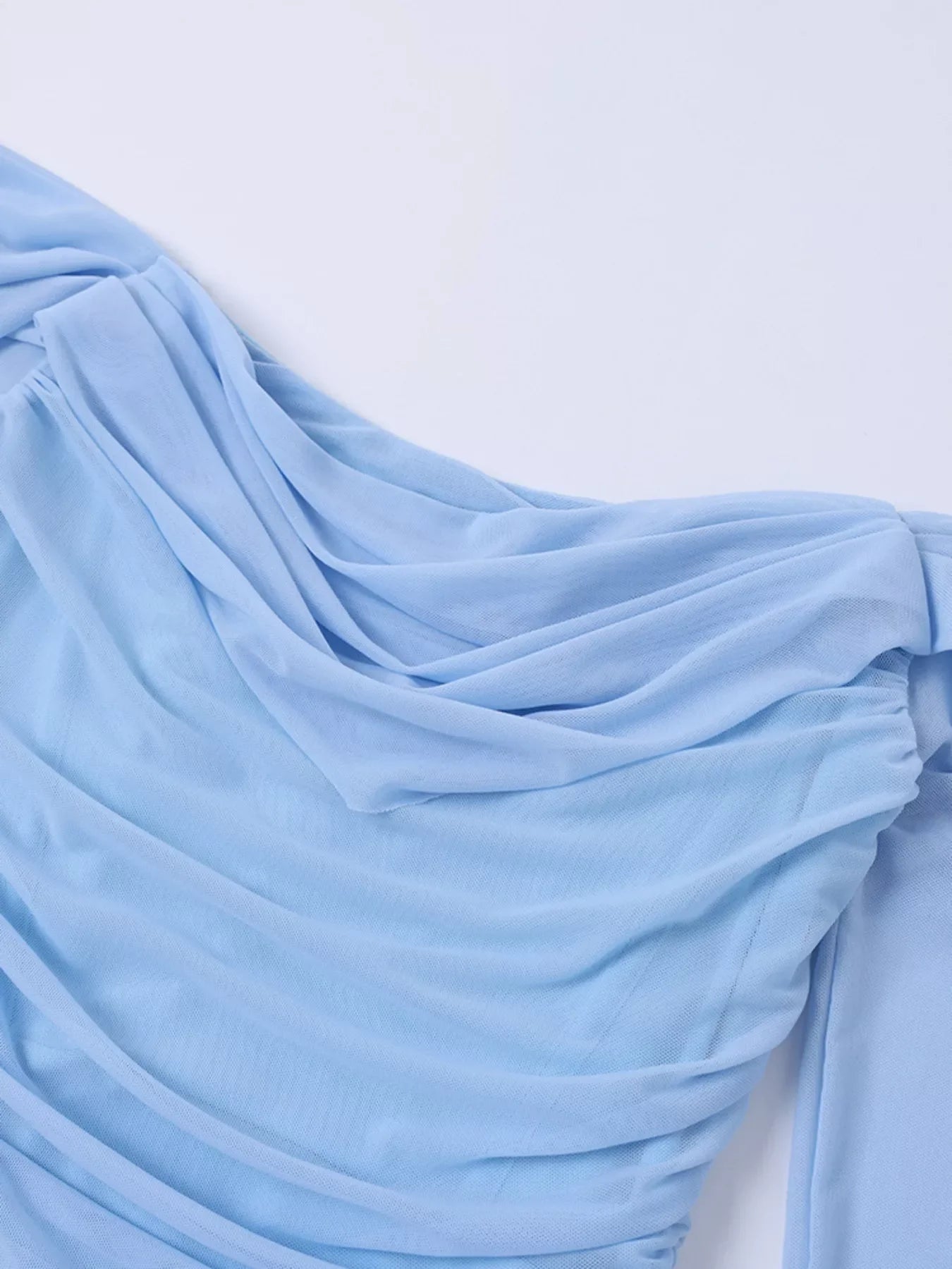 Hazel Blues® |  Off-Shoulder Ruched Mermaid Maxi Dress