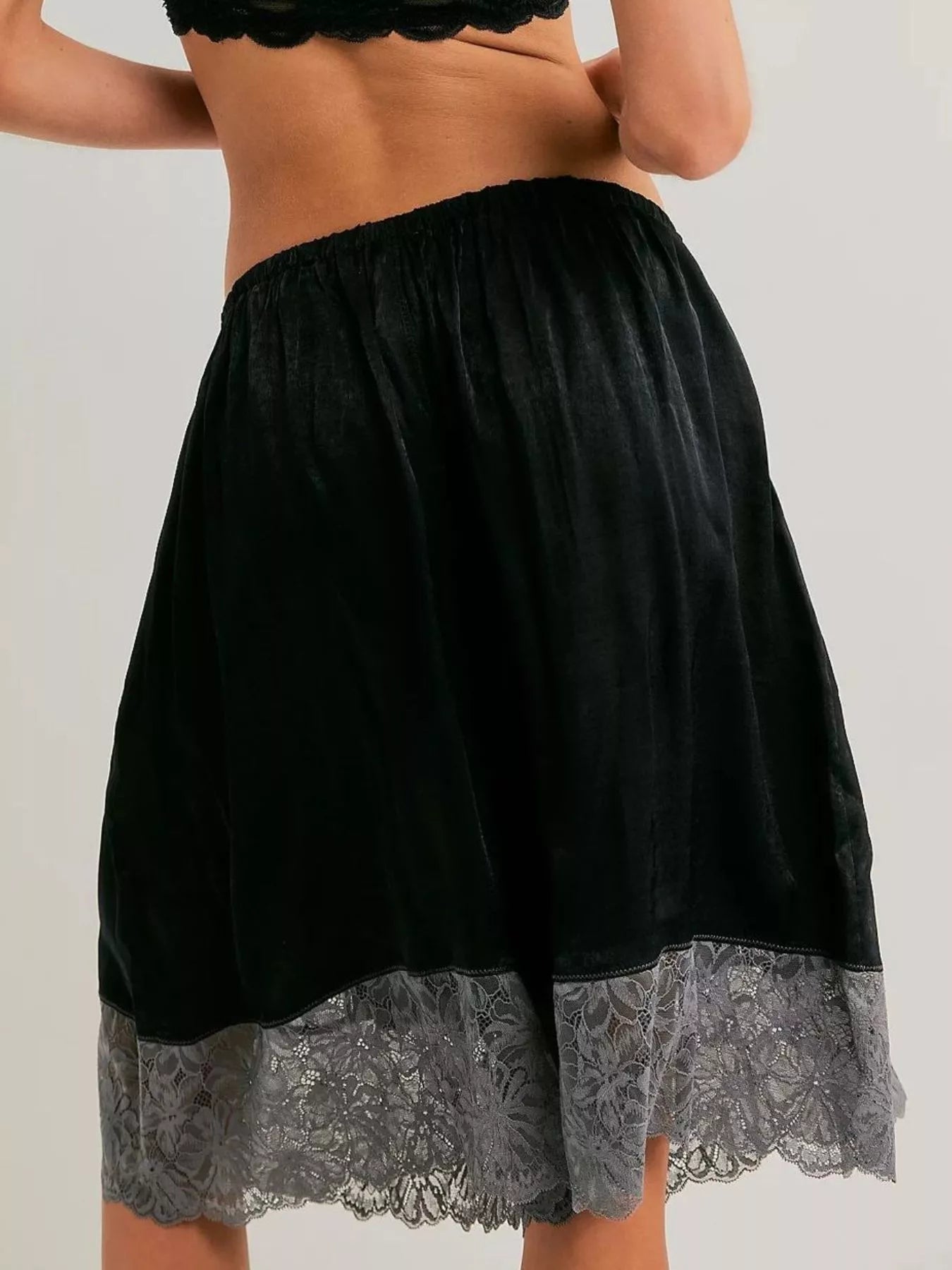 Hazel Blues® |  Lace Detail Shorts
