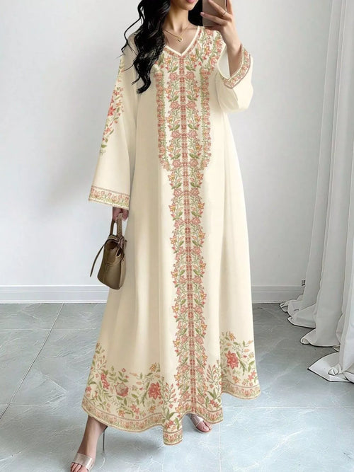 Hazel Blues® |  Floral Long Sleeve Maxi Dress