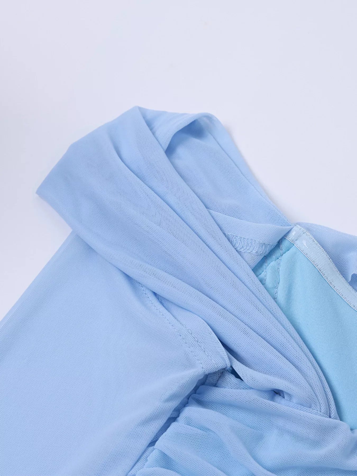 Hazel Blues® |  Off-Shoulder Ruched Mermaid Maxi Dress