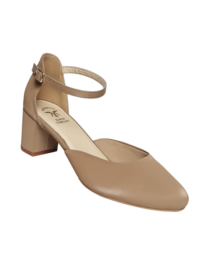 Fiora Cream Block Heels