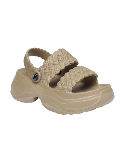 Flora Beige Clogs Sandal