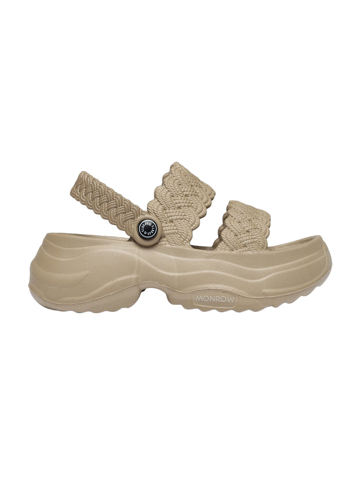 Flora Beige Clogs Sandal